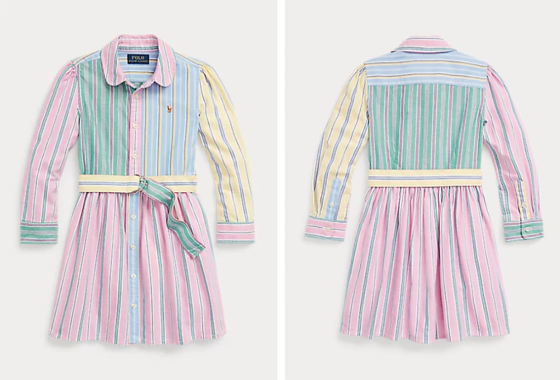 폴로 랄프로렌 여아 스트라이프 원피스 5 상품이미지1