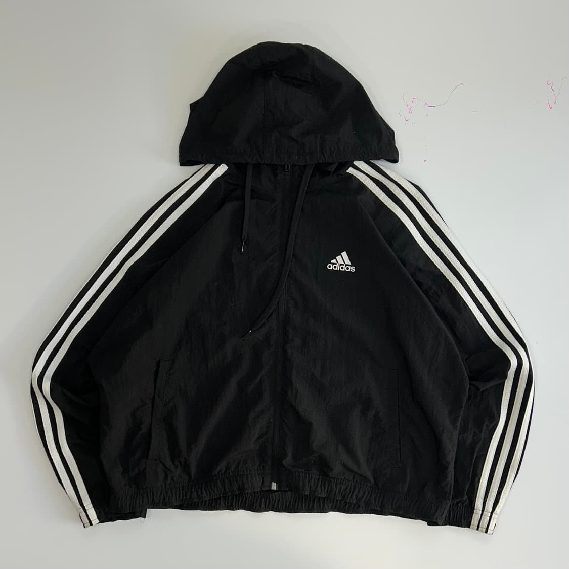 Adidas 아디다스 삼각로고 트랙탑 백포인트 바람막이 상품이미지3