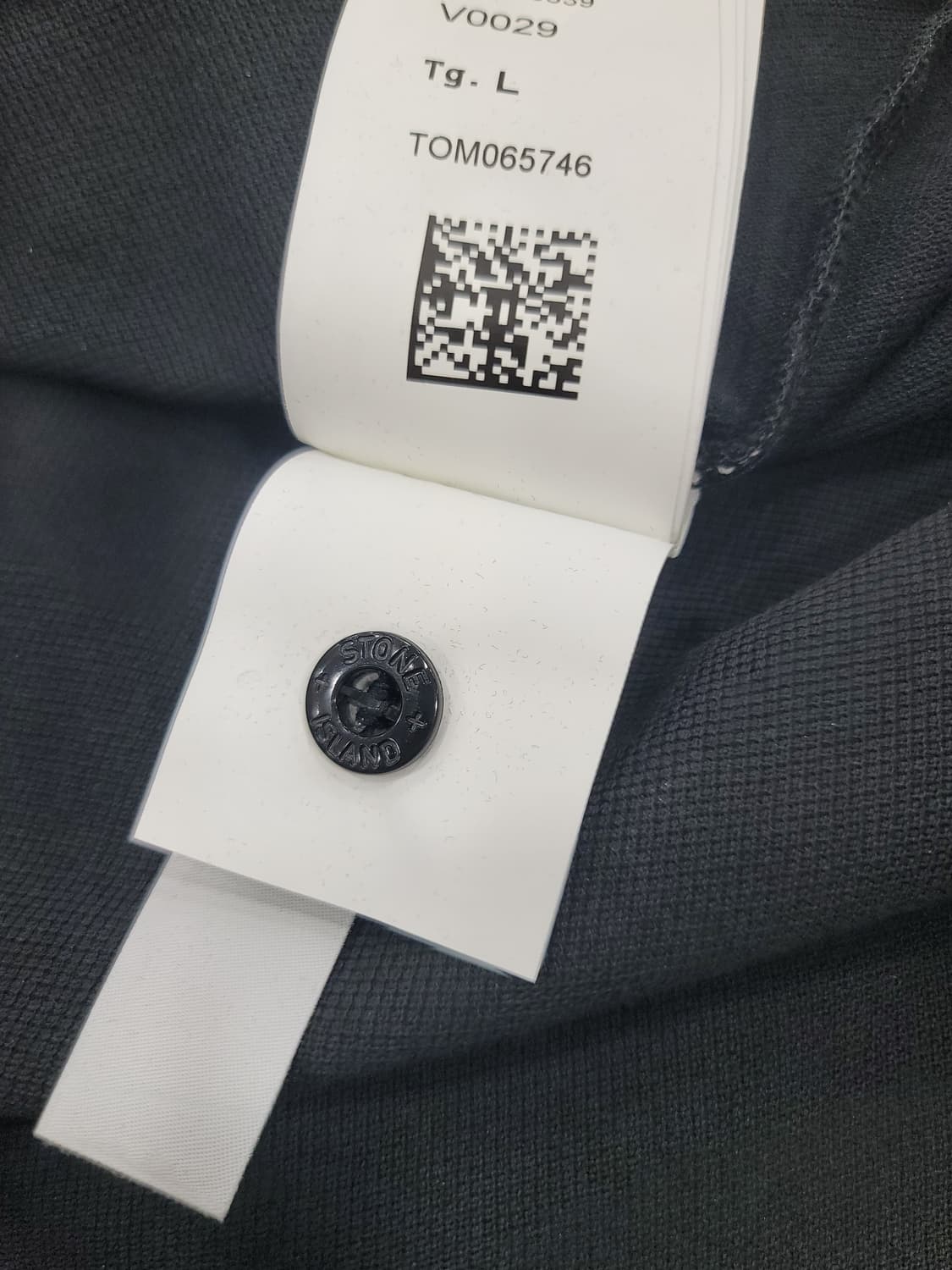 스톤아일랜드 블랙 긴팔 폴로셔츠 상품이미지6