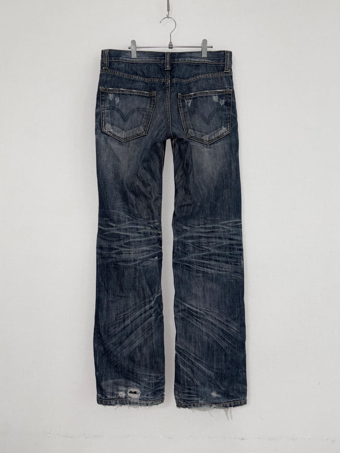 G.N.JEANS 스트레이트 데미지진 상품이미지2
