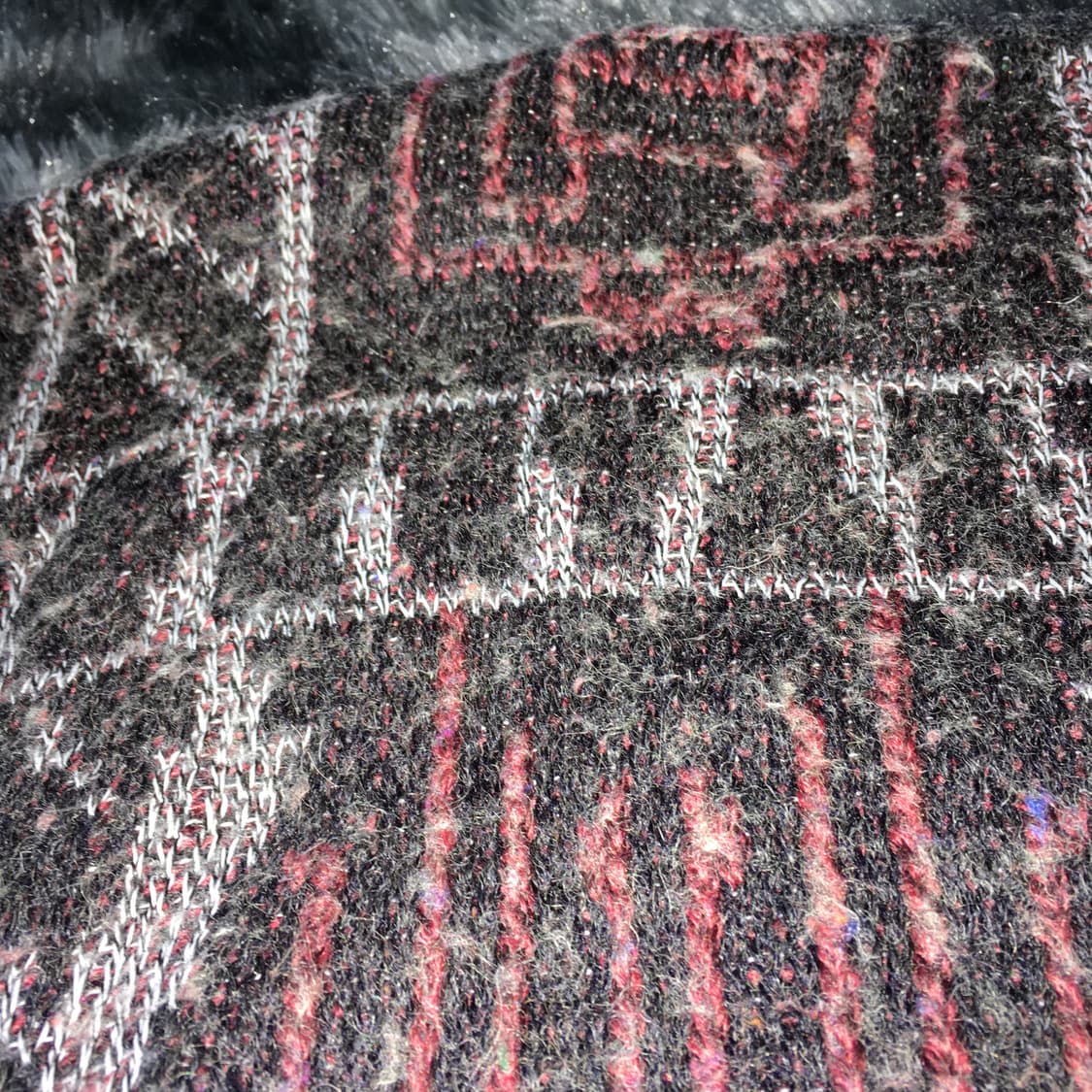 투티/ 0148 Giorgio danieli 빈티지 블랙 레드 니트 상품이미지5