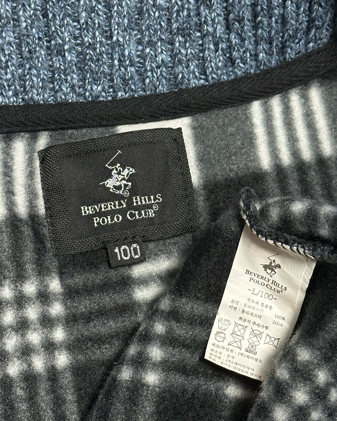 버버리힐스폴로클럽 숄카라 가디건 상품이미지4