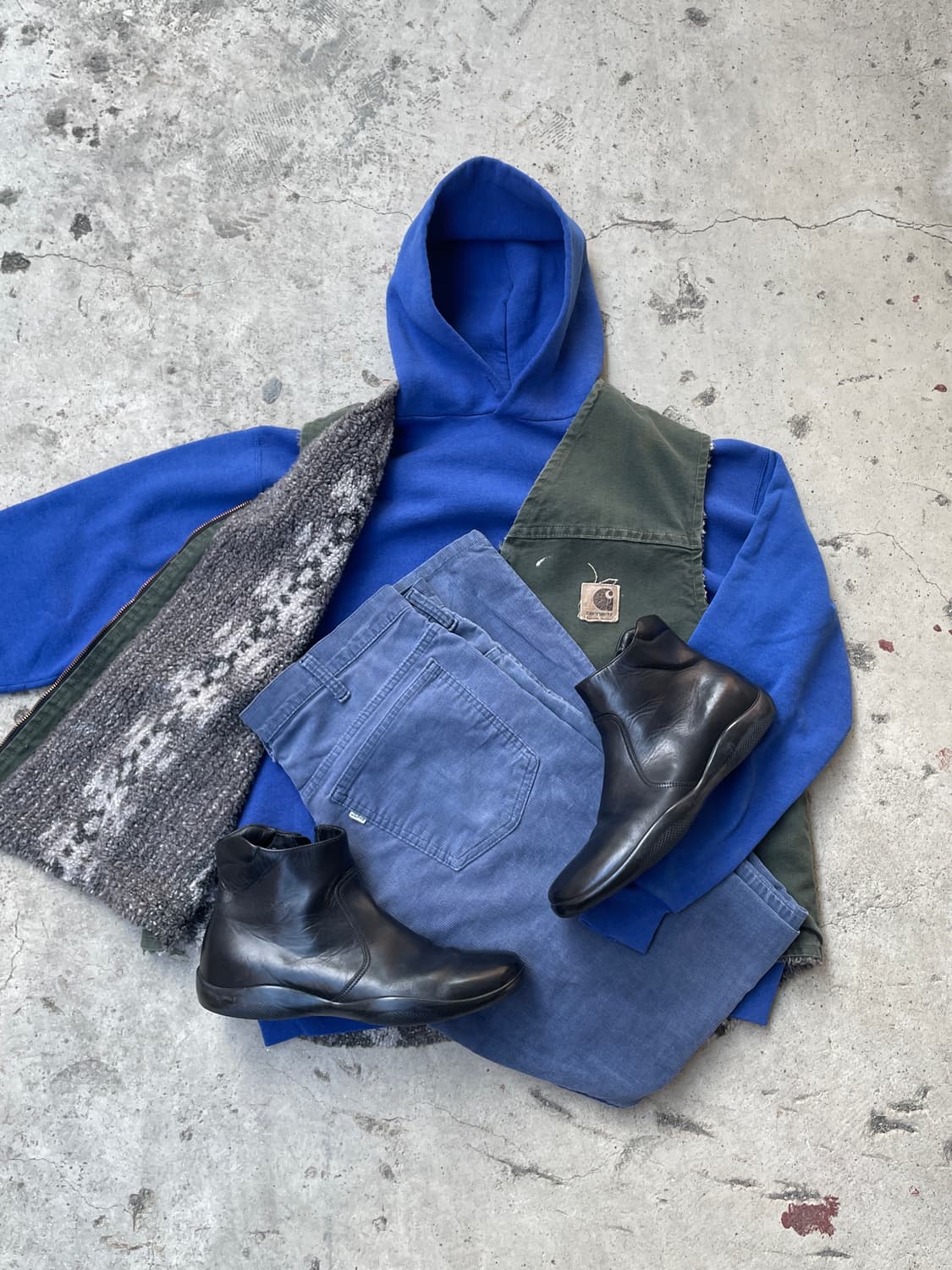 70s~80s Levis Distressed Corduroy Pants 상품이미지1