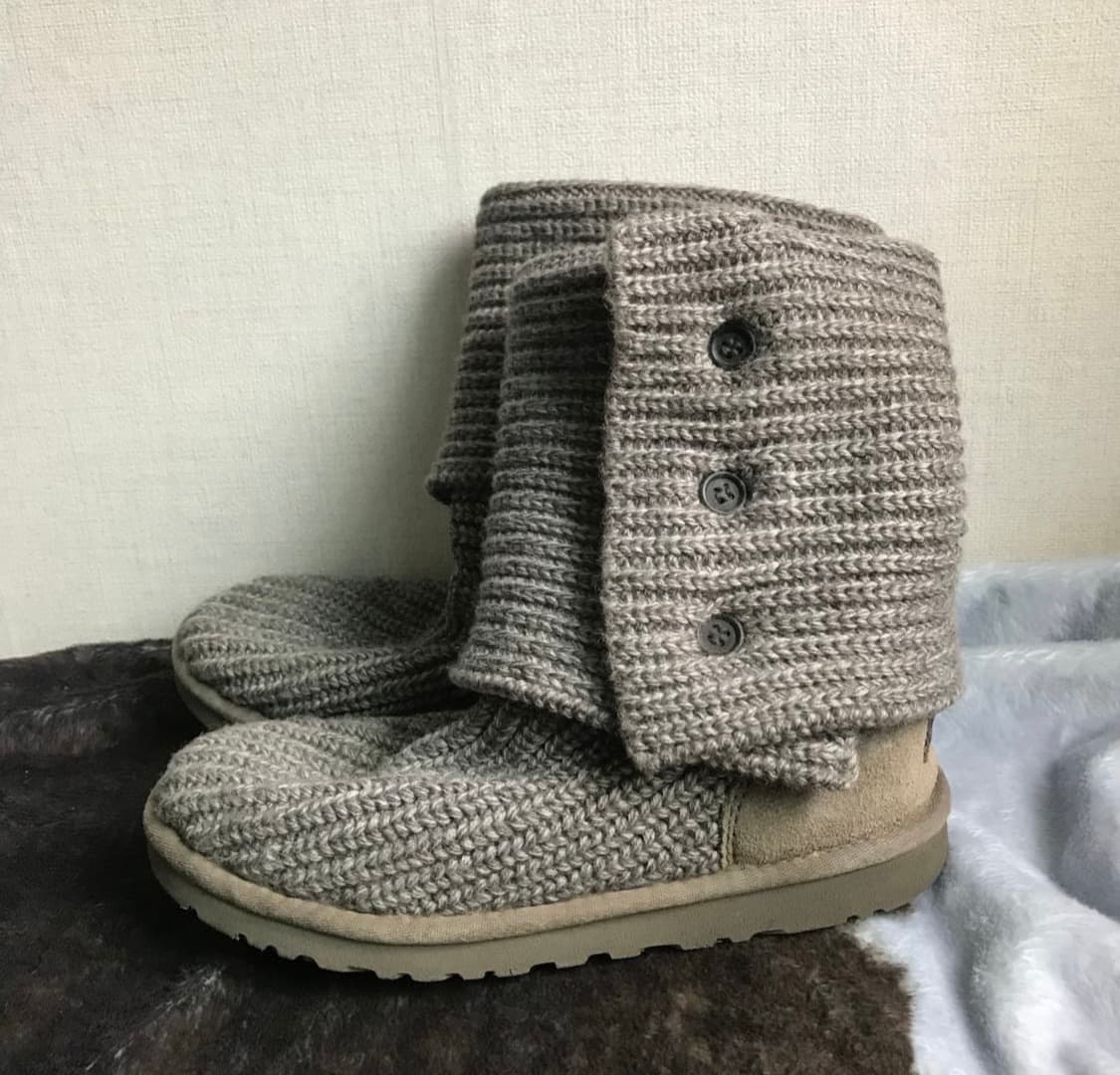 Ugg cardy knit boots grey 어그 카디 니트 부츠 상품이미지3