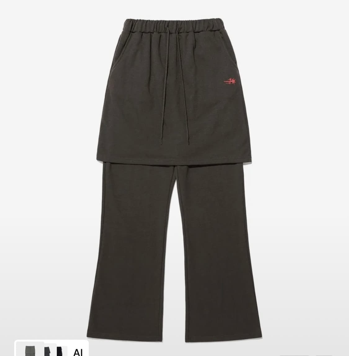 niceghostclub 나고클 레이어드 스웨트 팬츠 상품이미지1