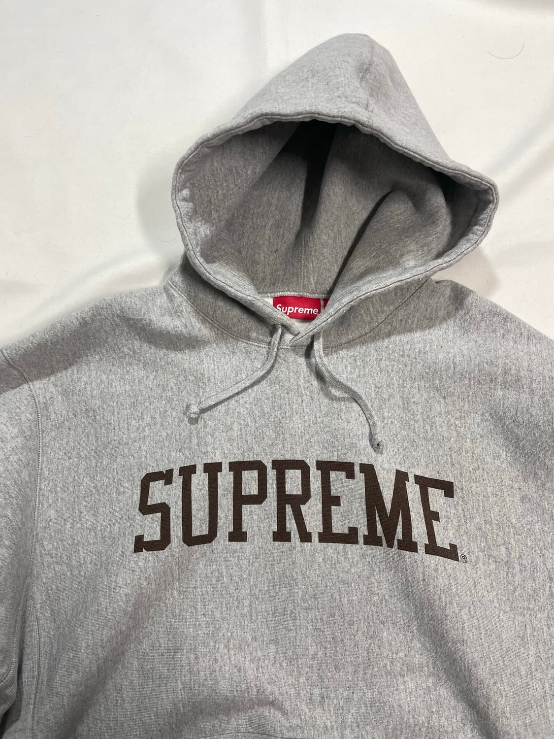 슈프림 23fw 바시티 후드 그레이 상품이미지3