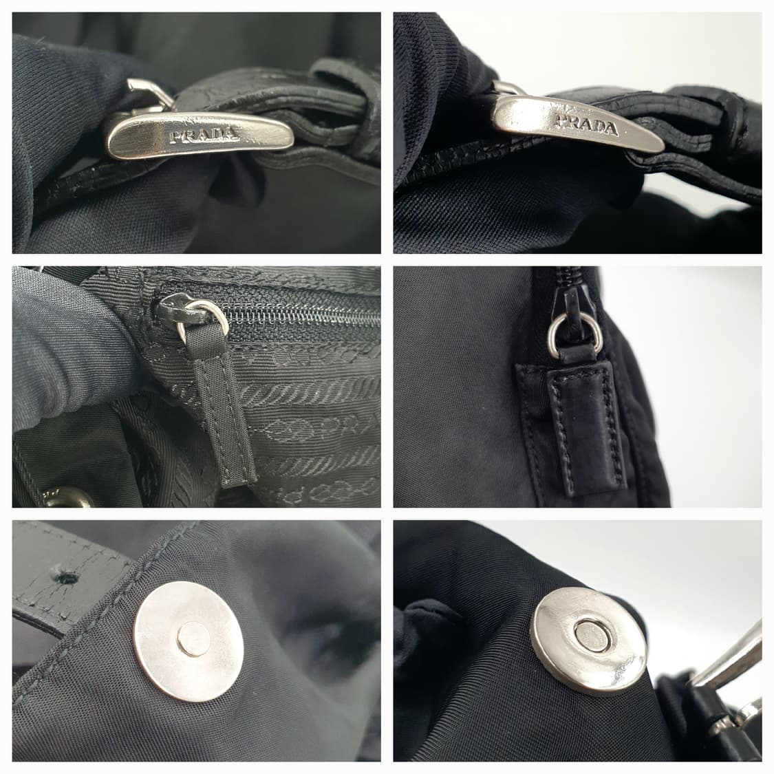 프라다 리나일론 원포켓 블랙 백팩 BZ4650 상품이미지6