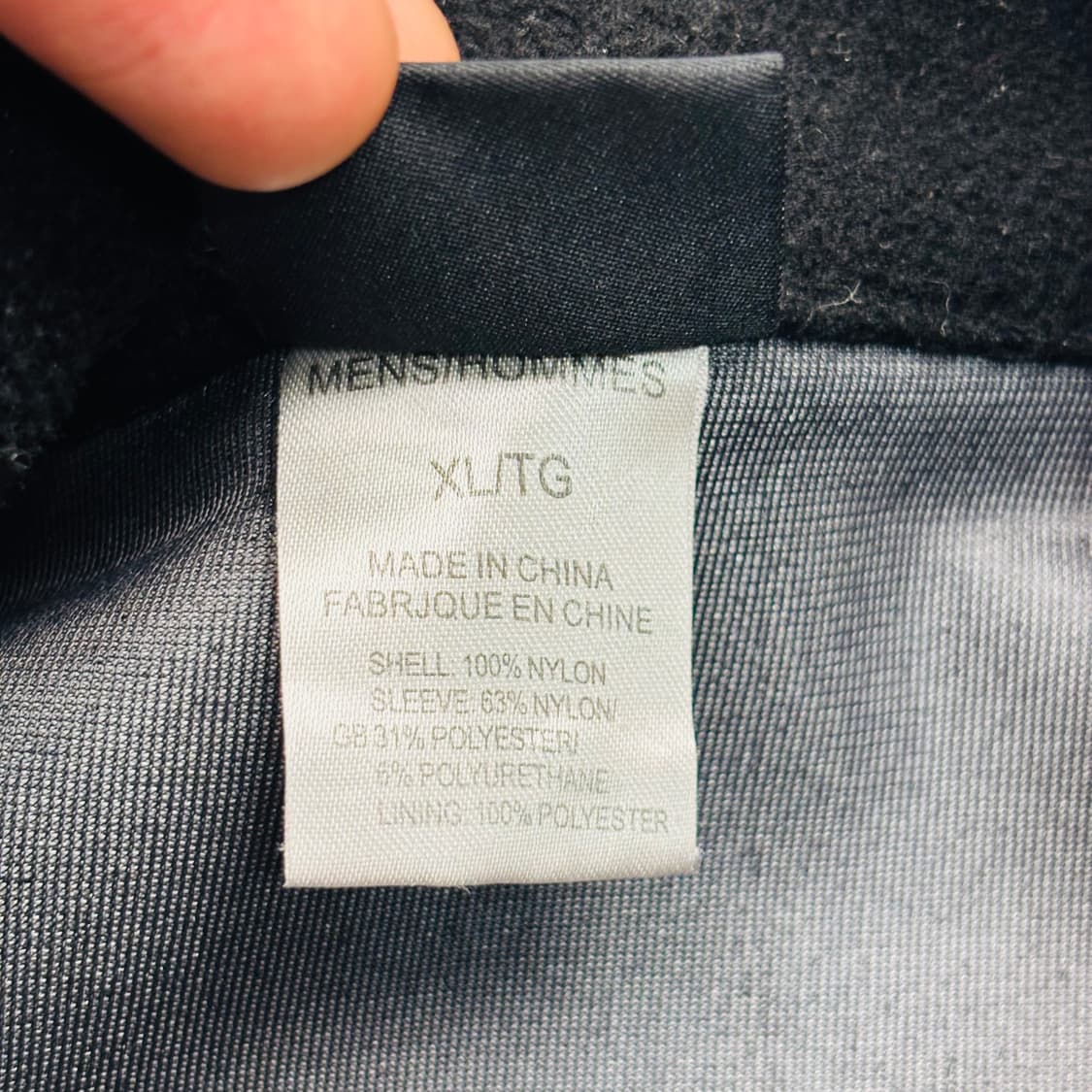 마운틴 하드웨어 고어택스 블랙 플리스 자켓 XL 상품이미지8