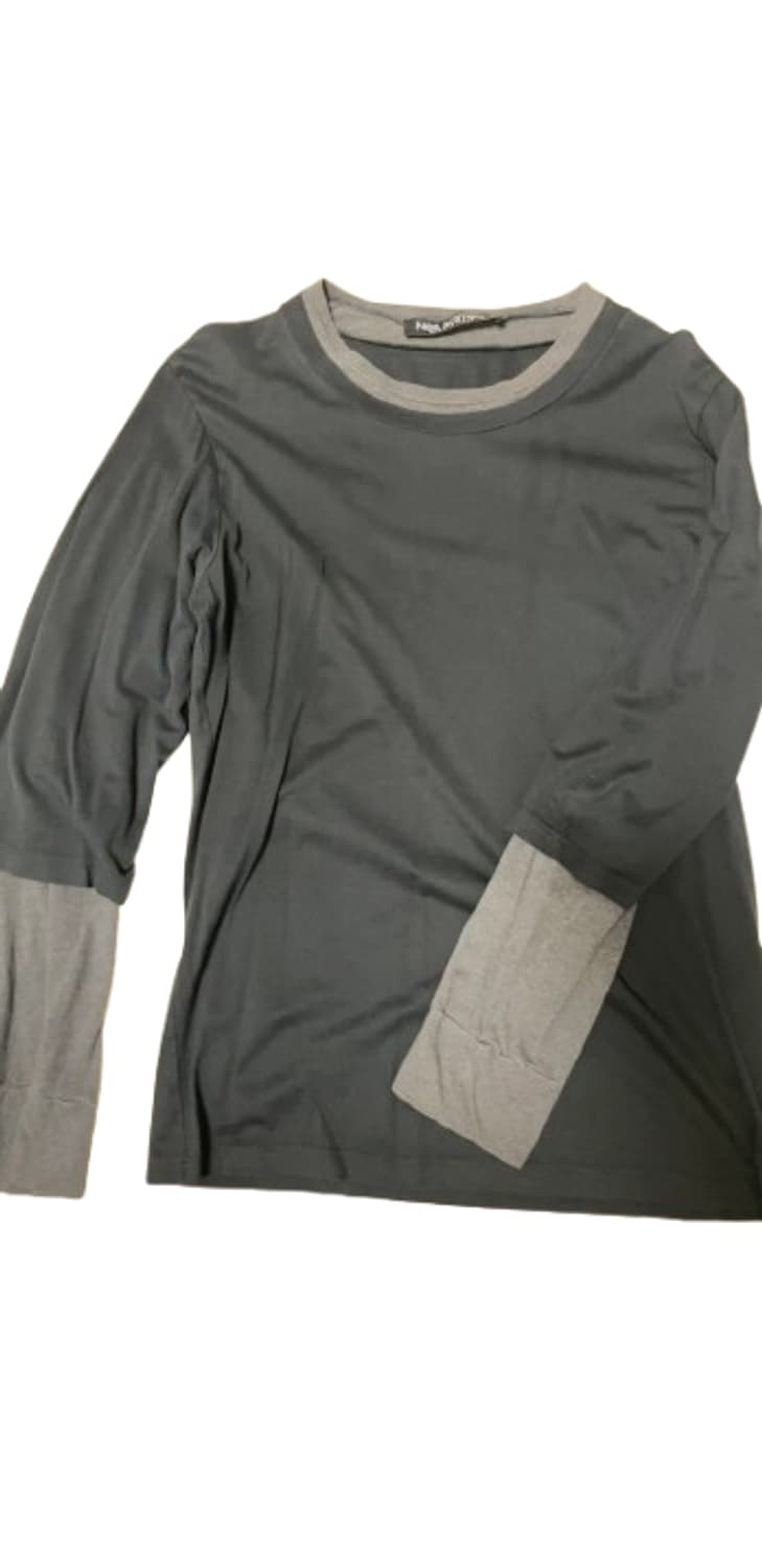 닐 바렛 더블 레이어드 실키 롱슬리브 티셔츠 상품이미지1