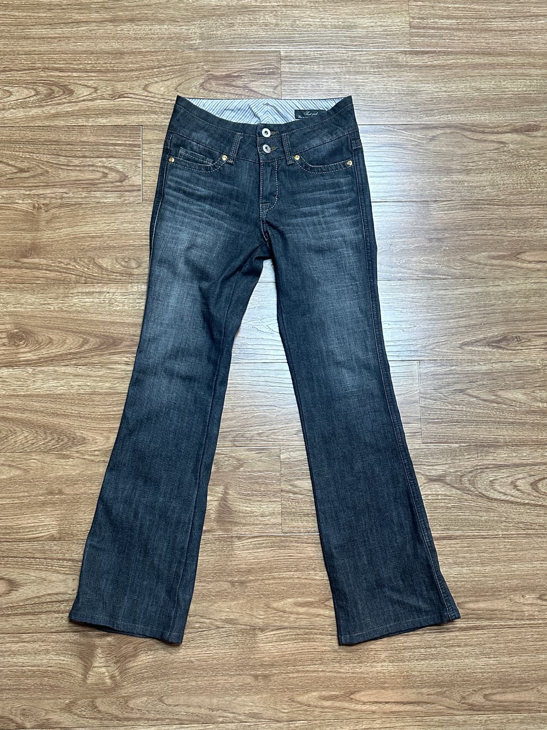 빈티지 데님 청바지 오네갸루 히메갸루 긱시크 페어리 그런지 아이돌 상품이미지1