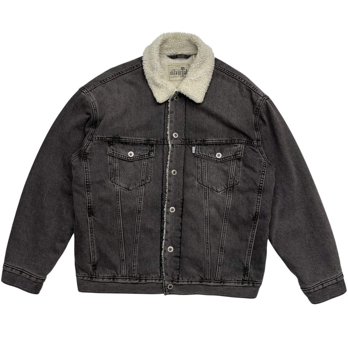 리바이스 실버탭 쉐르파 데님 트러커 자켓 M 상품이미지1