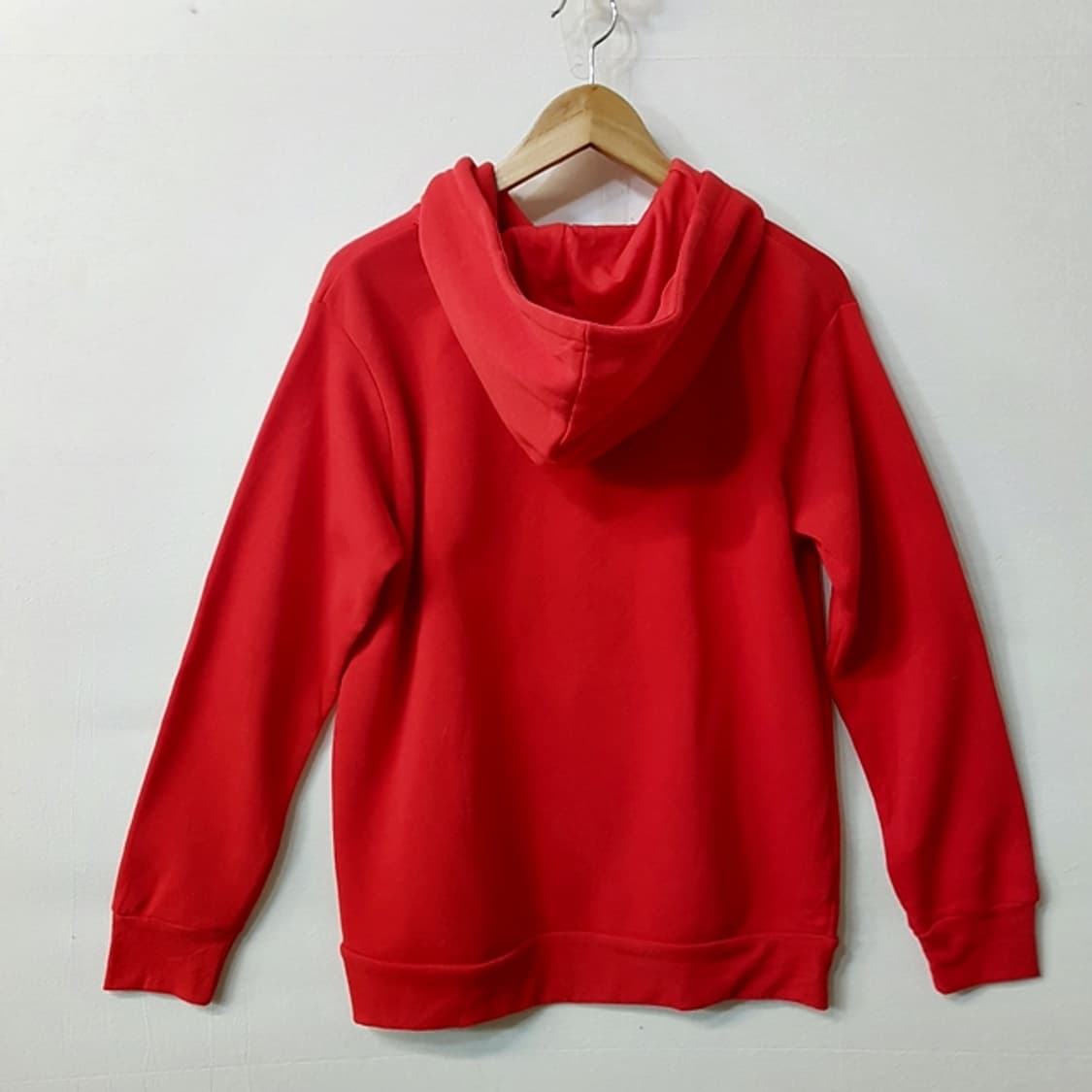 milky 페코짱 기모 후드 티셔츠 레드 상품이미지5