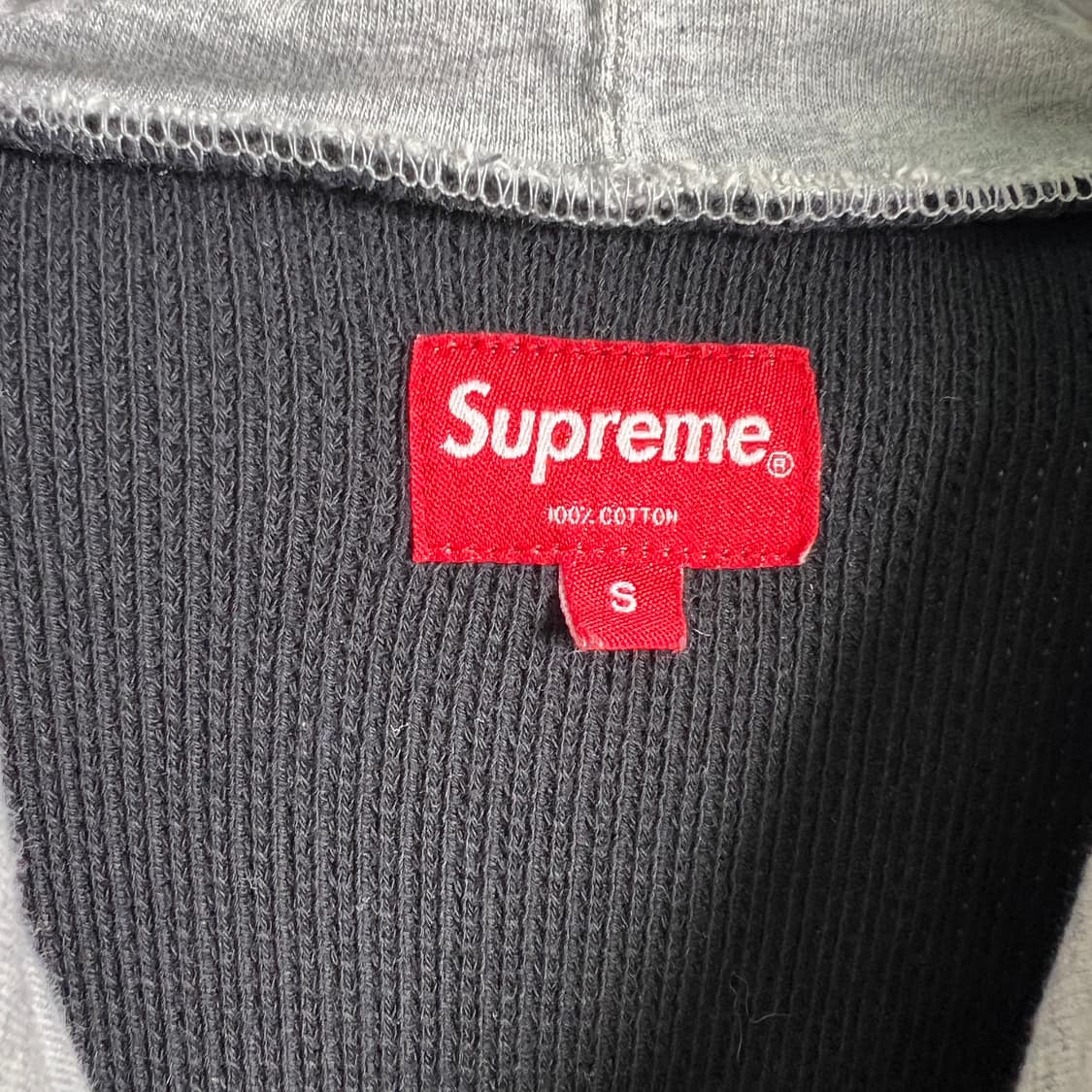 17fw supreme 슈프림 와플 링거 후드티 S 상품이미지3
