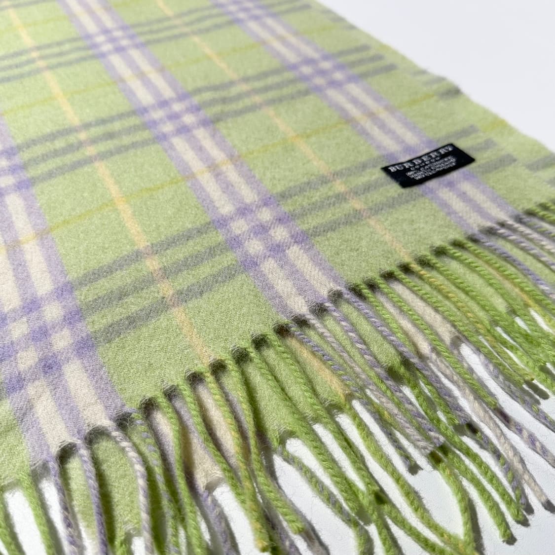 버버리 캐시미어 100% 체크 머플러 목도리 상품이미지4