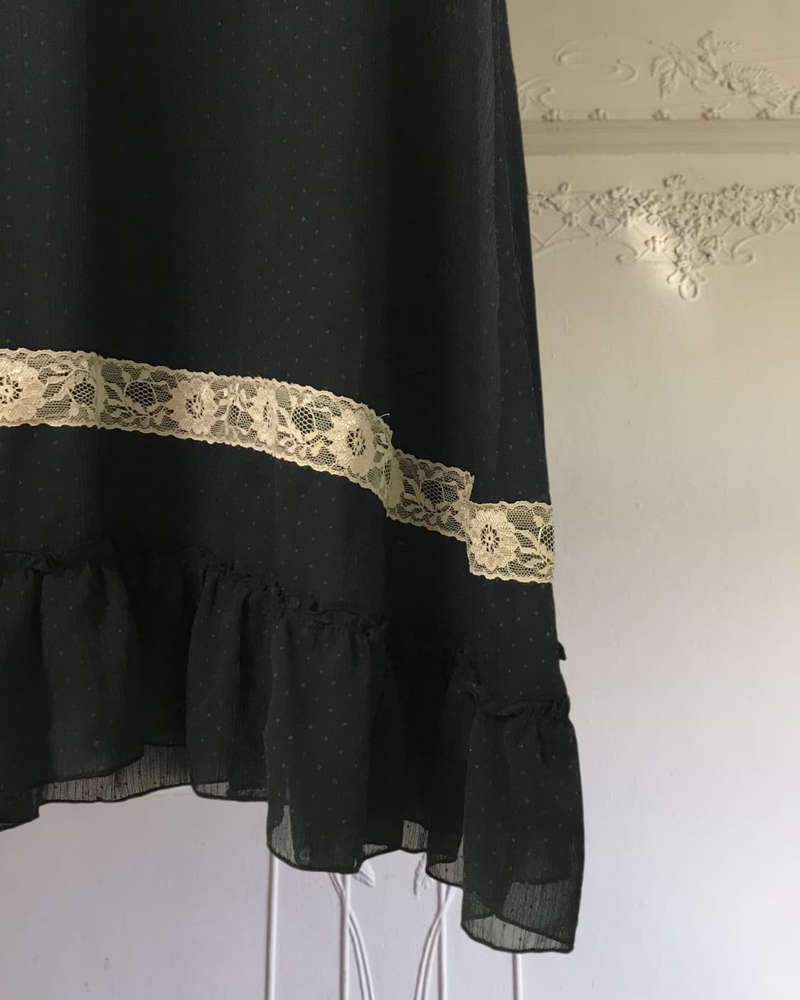 vintage see-through lace one-piece 상품이미지9