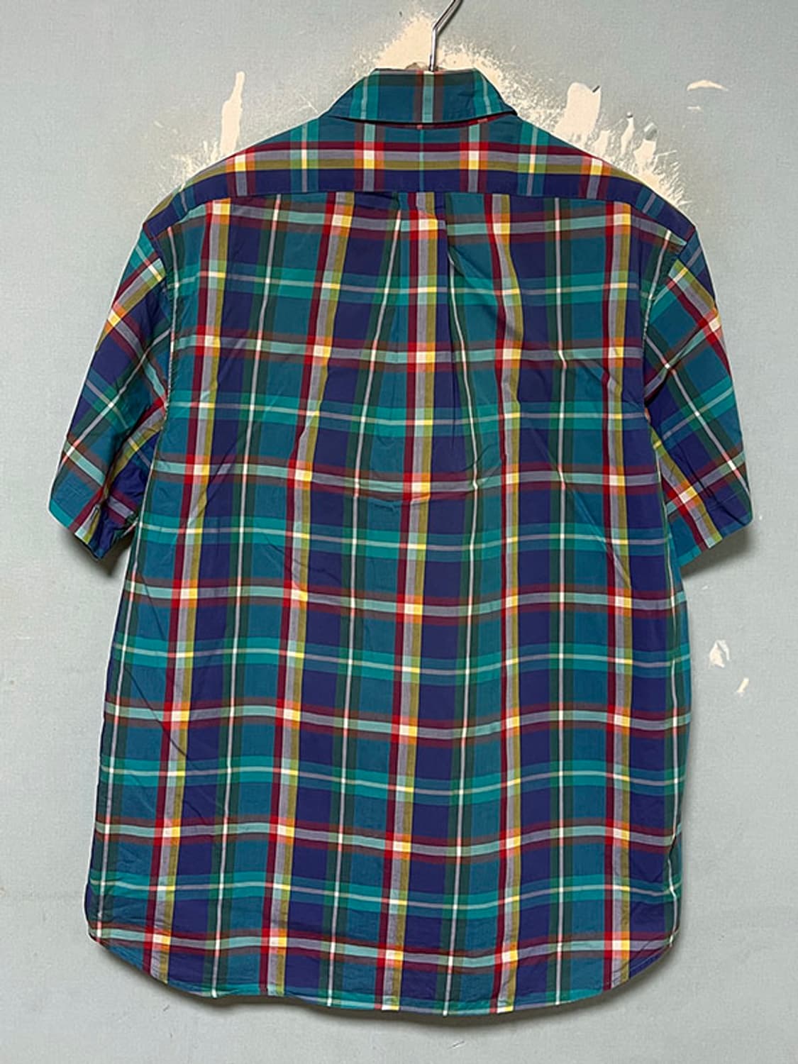 POLO 폴로 90s 블레이크 멀티체크 남자 반팔셔츠 코튼 L 100 상품이미지2