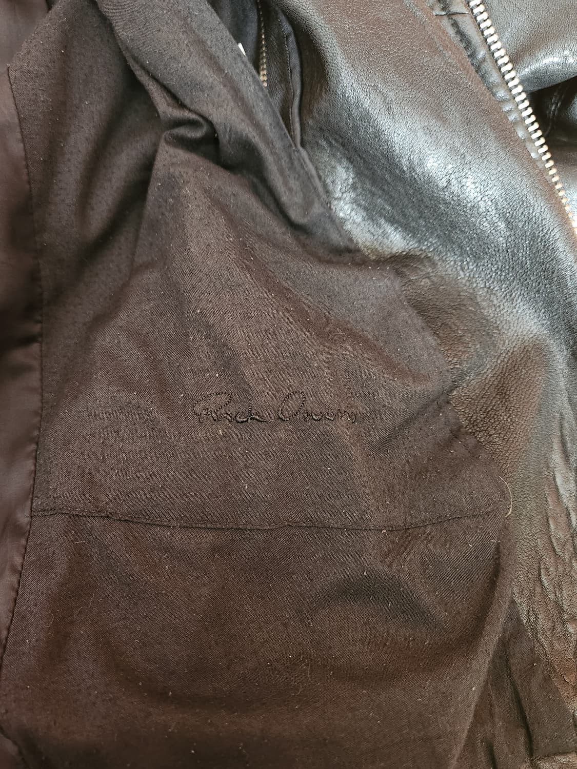 릭오웬스 스투지 레더자켓 상품이미지3