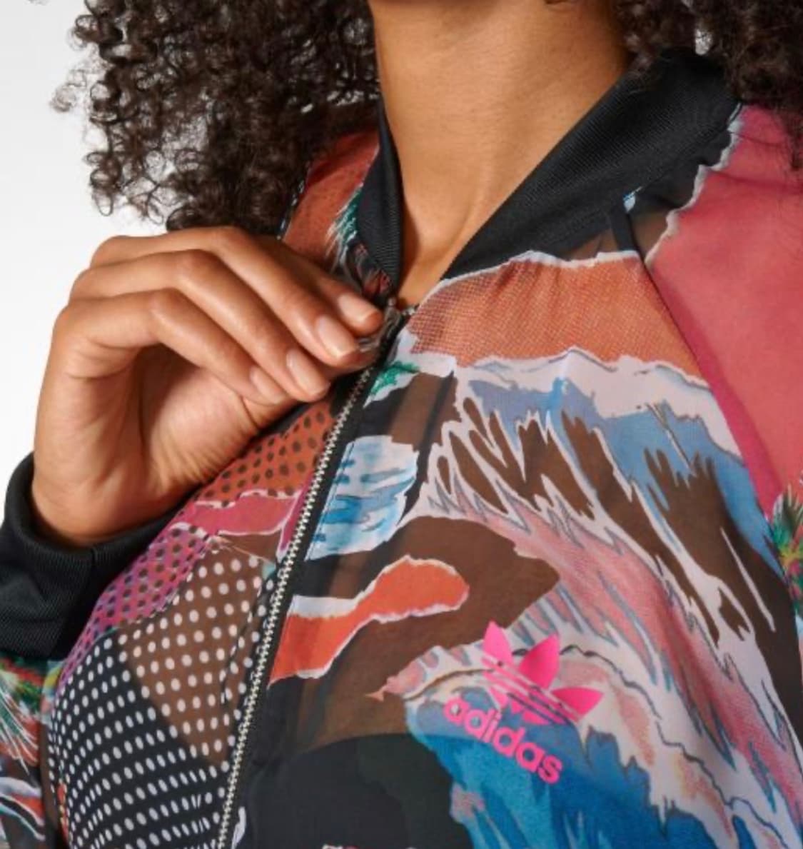 아디다스 시스루 매쉬 바람막이 집업 90사이즈 상품이미지4