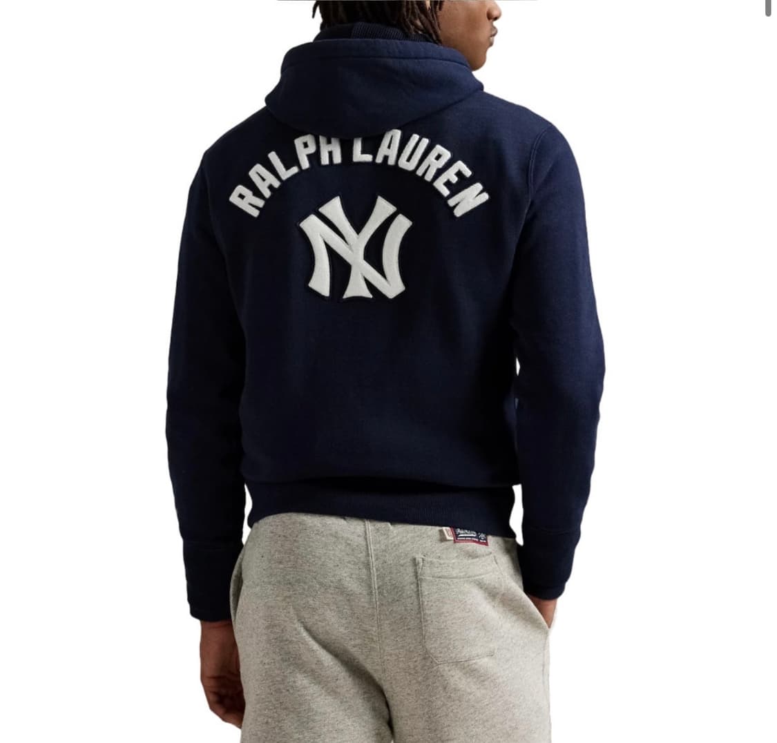 폴로 mlb 네이비 후드 L사이즈 상품이미지1