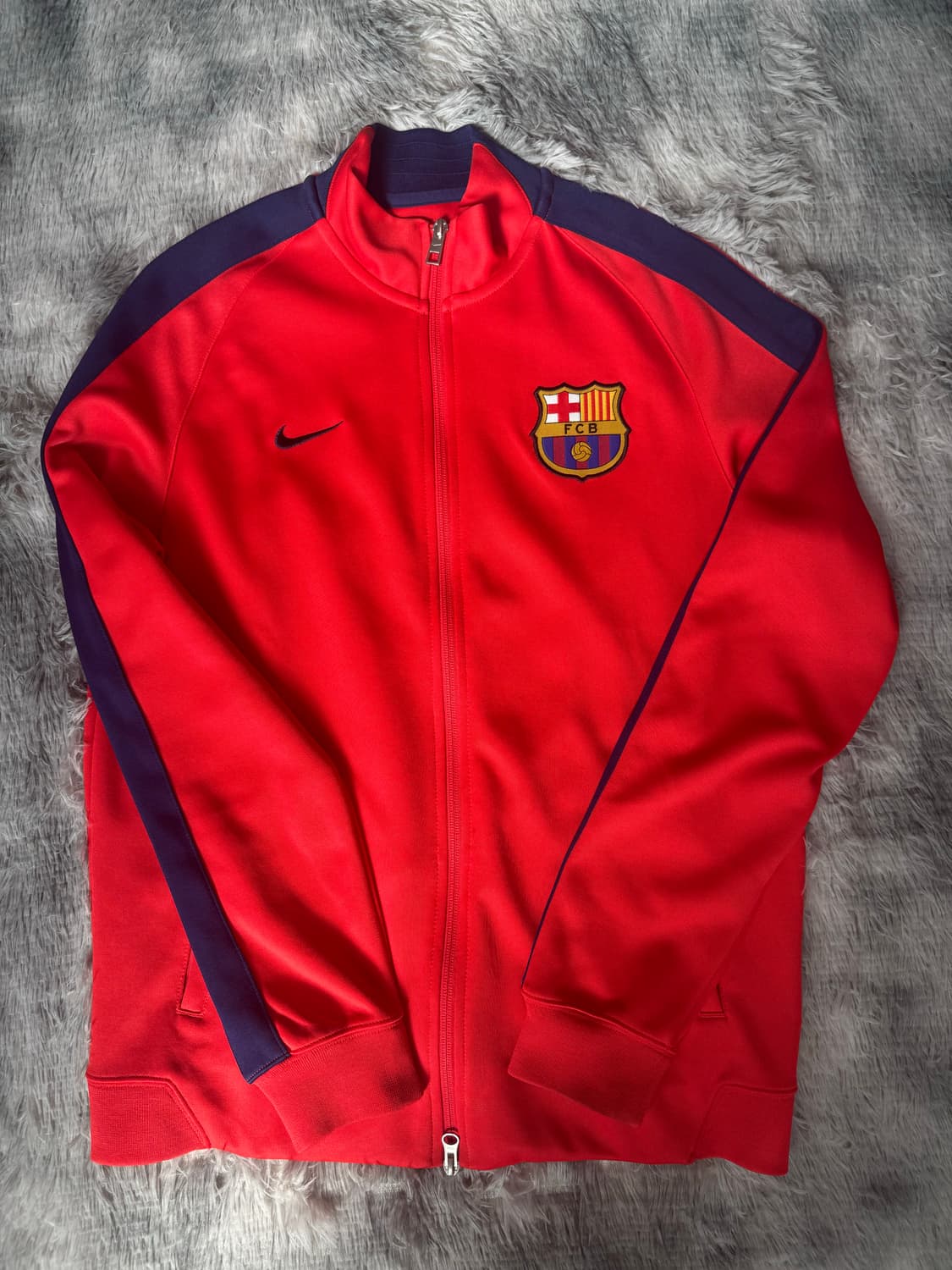 나이키 바르셀로나 축구 져지 트랙탑 M 상품이미지1