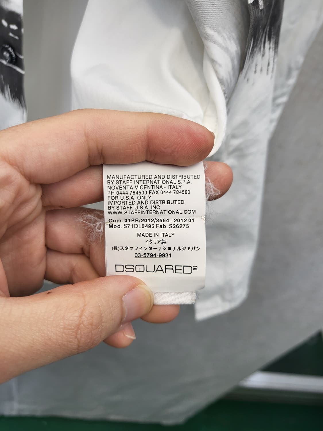 디스퀘어드2 호랑이 프린팅 셔츠 상품이미지4