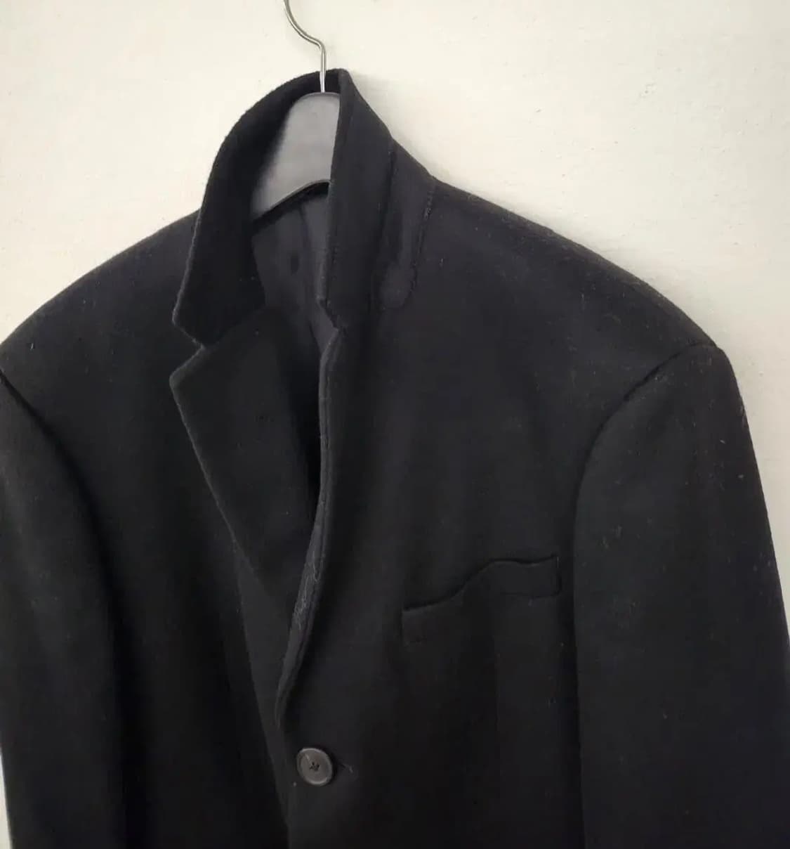 띠어리 싱글 캐시미어 코트 상품이미지2