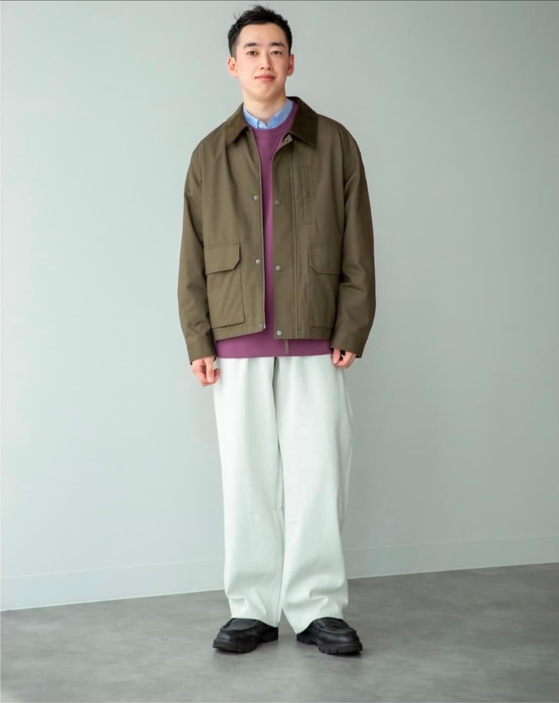 유니클로 퍼프테크 유틸리티 자켓 L 바버맛 상품이미지2