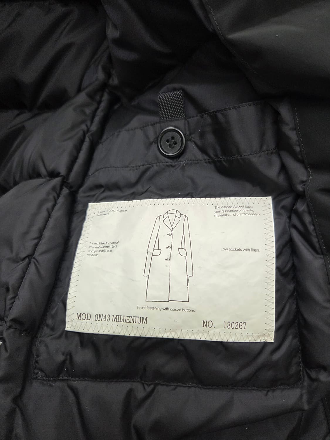 아스페시 덕다운 패딩 코트 상품이미지6