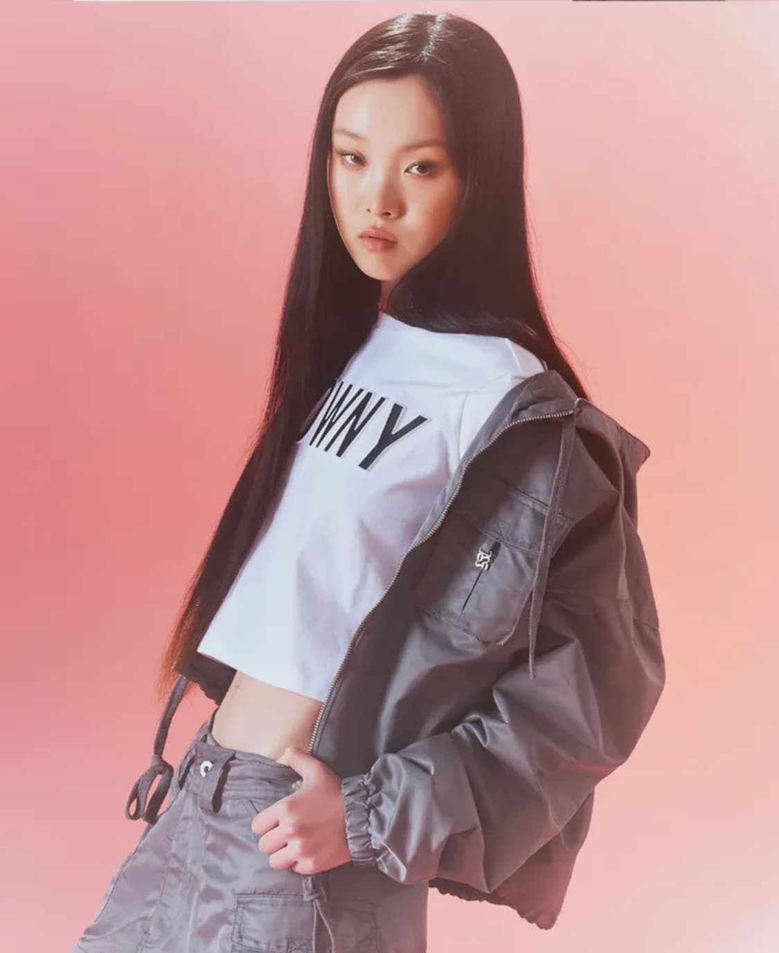 <새상품>글로니 glowny 3D big embo crop t shirt 상품이미지2