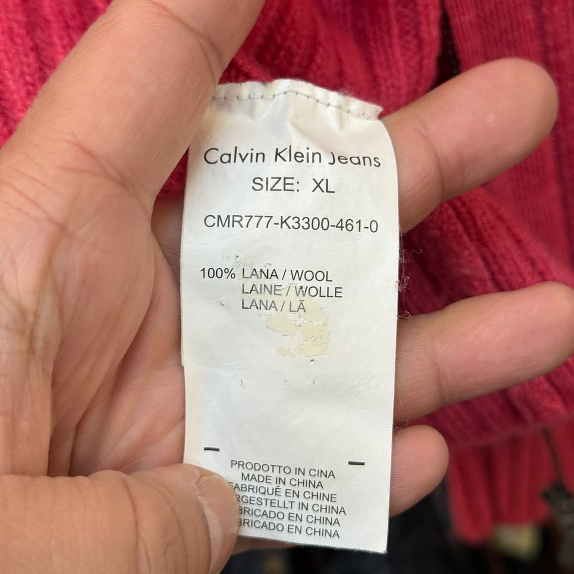 캘빈 클라인 진 니트 집업 자켓 상품이미지6