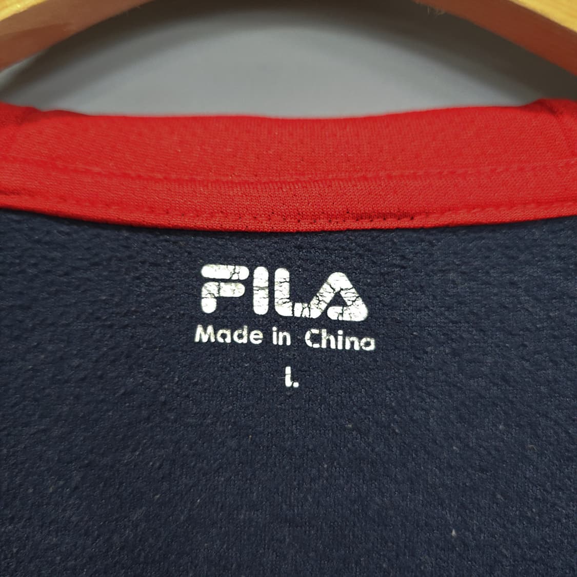 휠라(FILA) 빅로고 배색 후드집업 자켓 L 상품이미지7