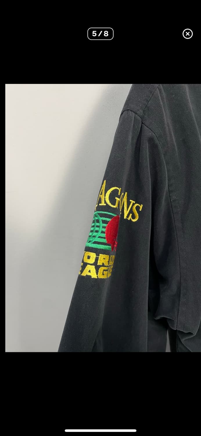 빈티지 블랙 봄버자켓 A2937 상품이미지4