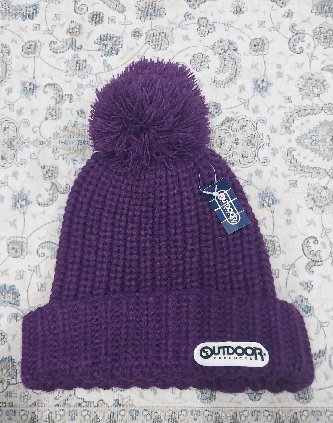 (새상품) 아웃도어프로덕츠 폼폼 비니 퍼플 상품이미지1
