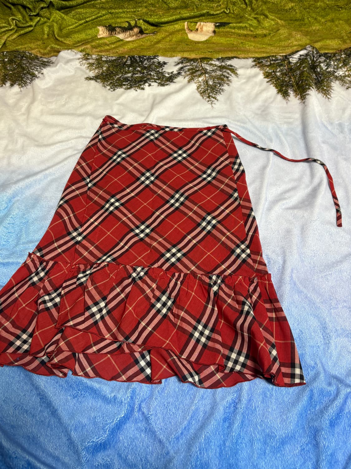 버버리 랩스커트 상품이미지1