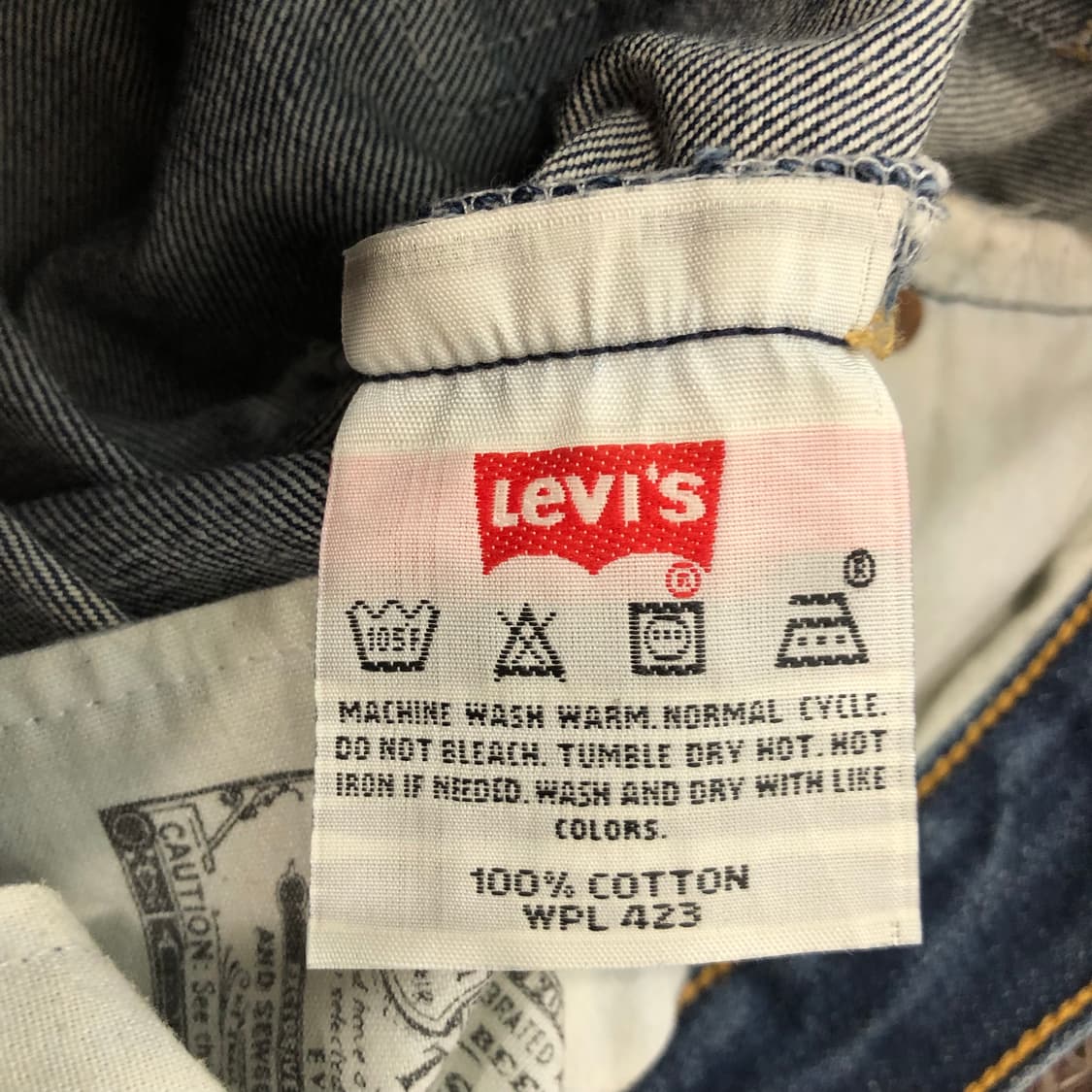 31 리바이스 501 워싱 데님 팬츠 상품이미지5