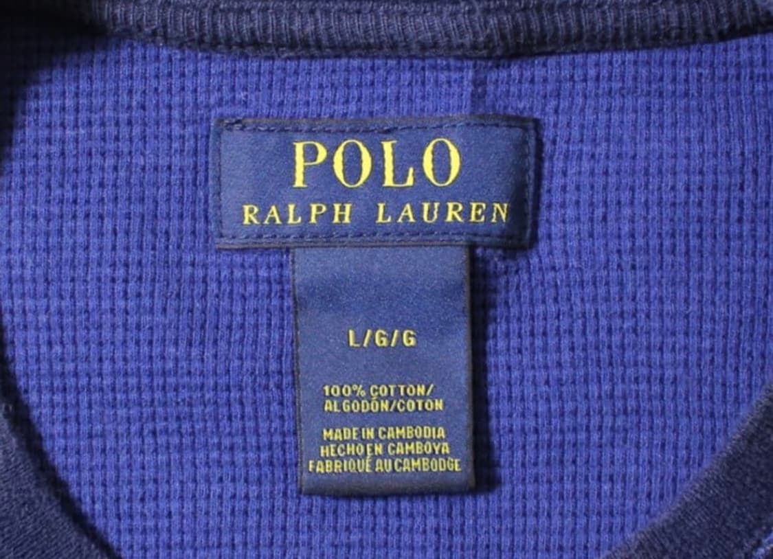 Polo 폴로 랄프로렌 블랙워치 체크 와플 롱슬리브 상품이미지2