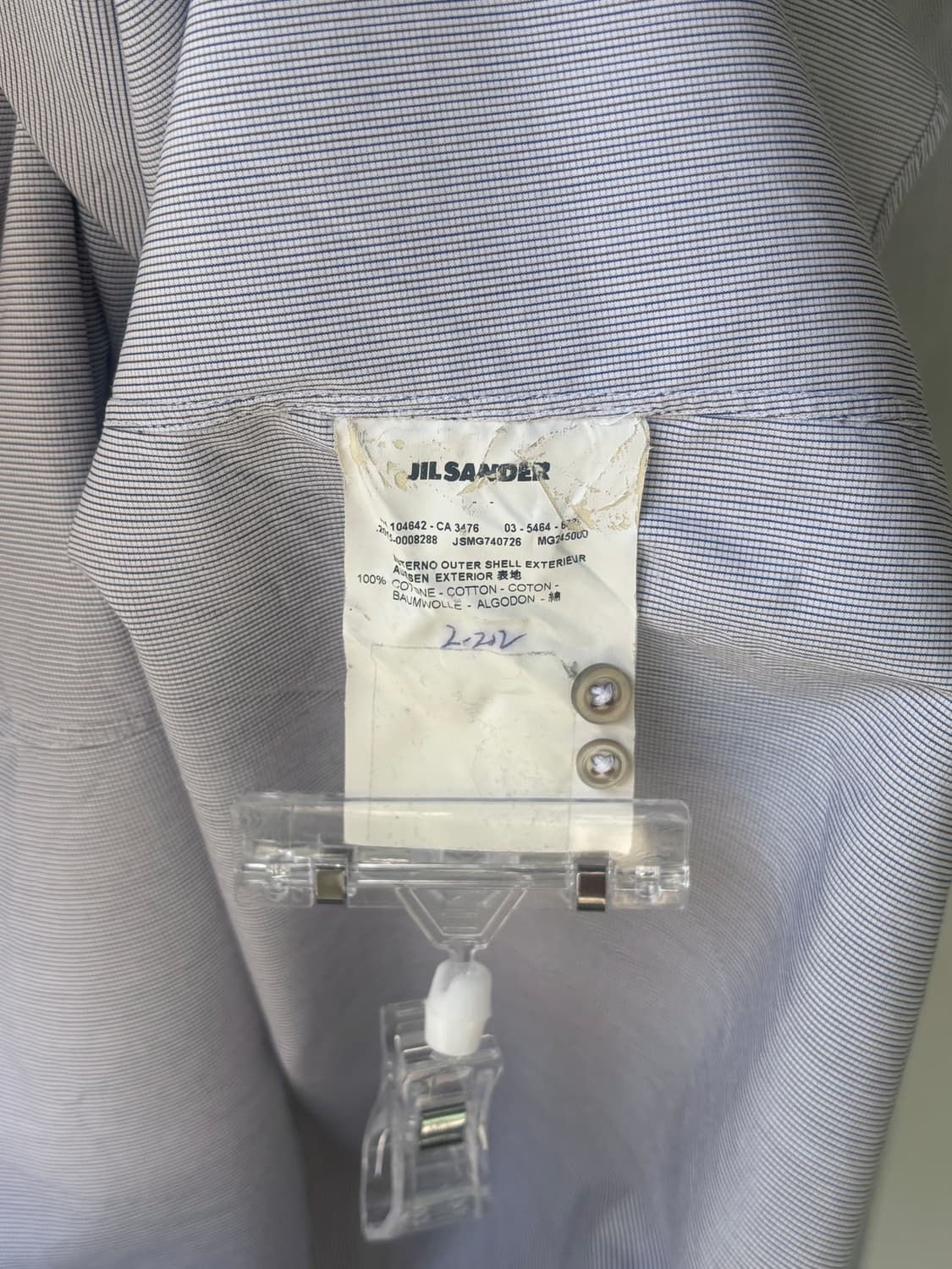 질샌더 by 라프시몬스 스트라이프 셔츠  상품이미지8