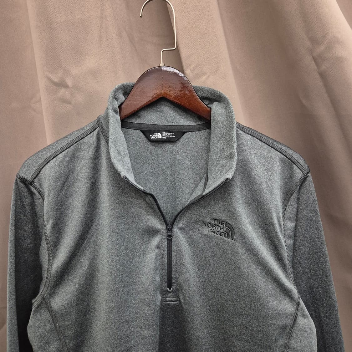 노스페이스 하프집업 그레이 긴팔티 M 상품이미지2