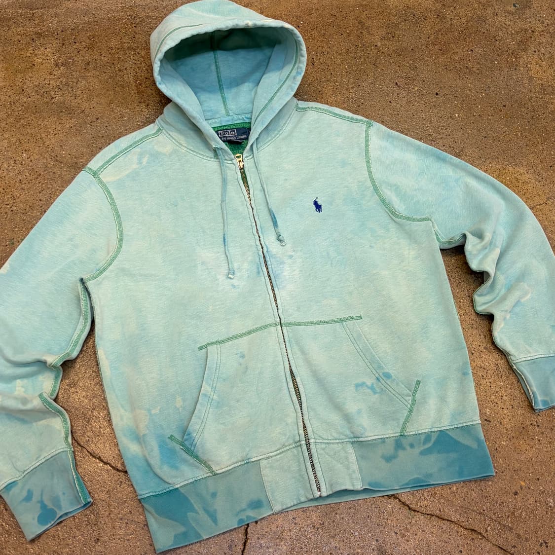 90s 미국 빈티지 폴로랄프로렌 후드집업 상품이미지2