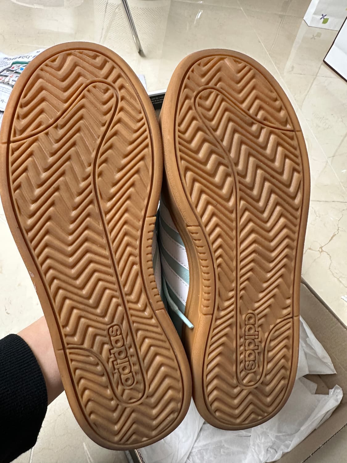 아디다스 그랜드 코트 알파 민트 235  상품이미지4