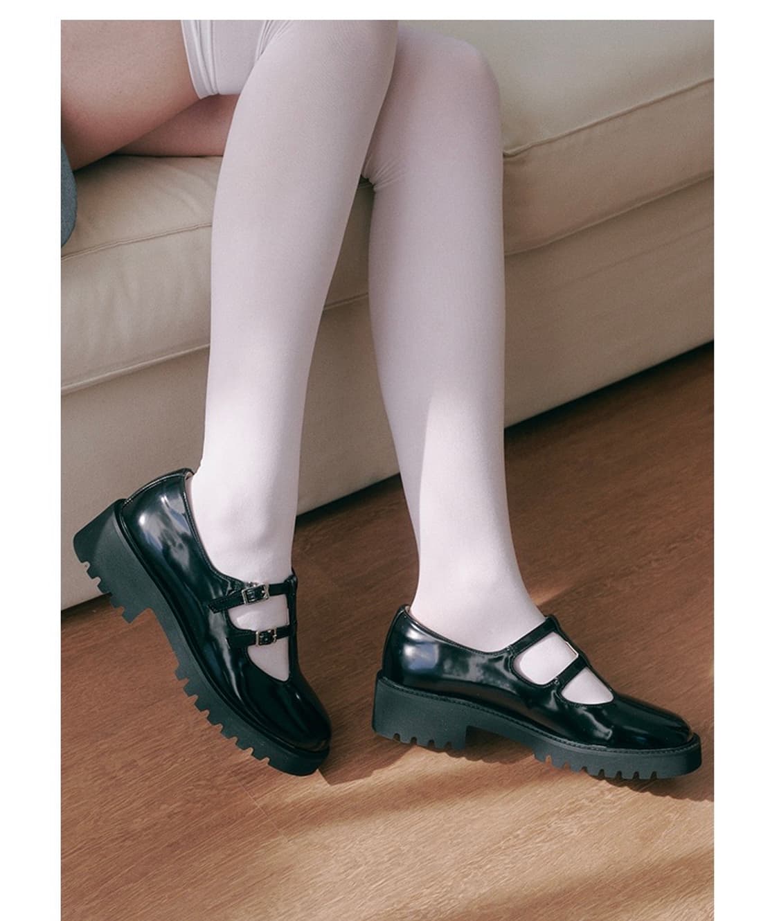 ~1/7) 솔트앤초콜릿 티미 스트랩 로퍼 230 상품이미지1