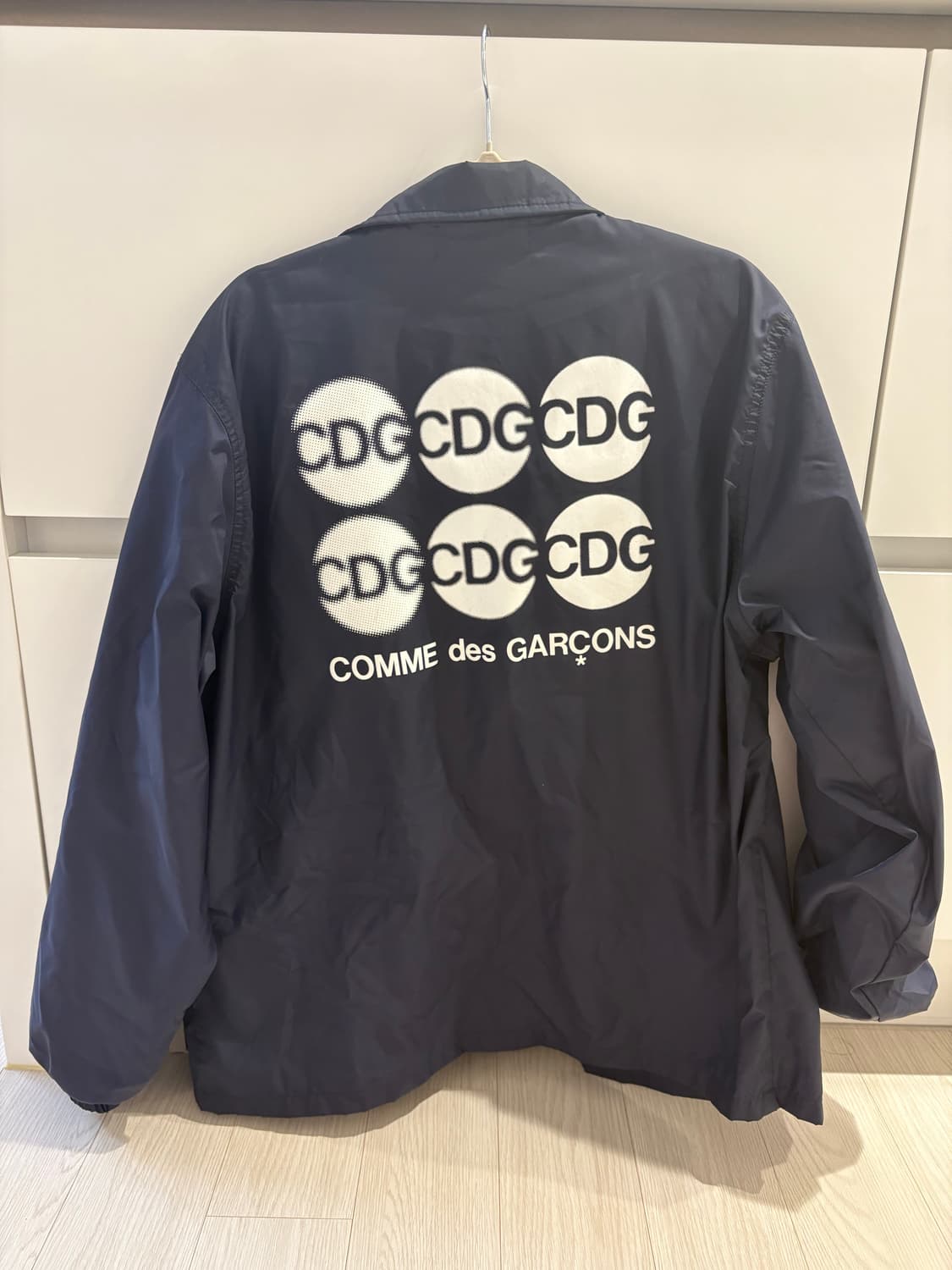 CDG 코치 자켓 네이비 상품이미지3