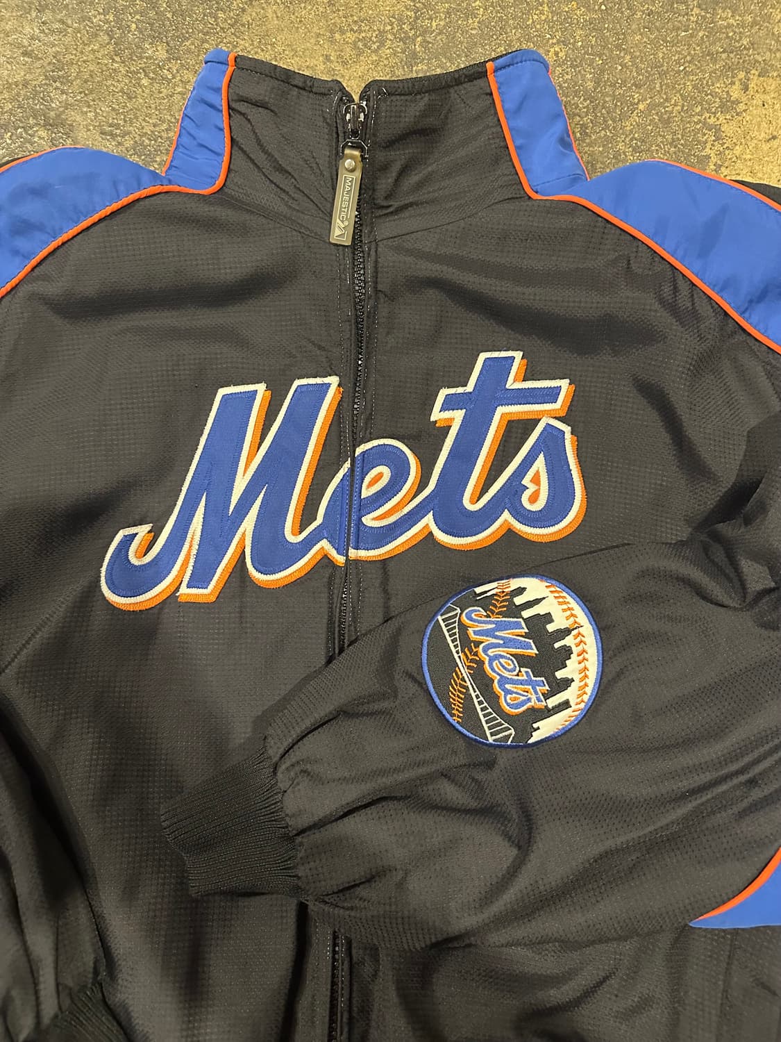 빈티지 00s 마제스틱 뉴욕 메츠 베이스볼 자켓 상품이미지2