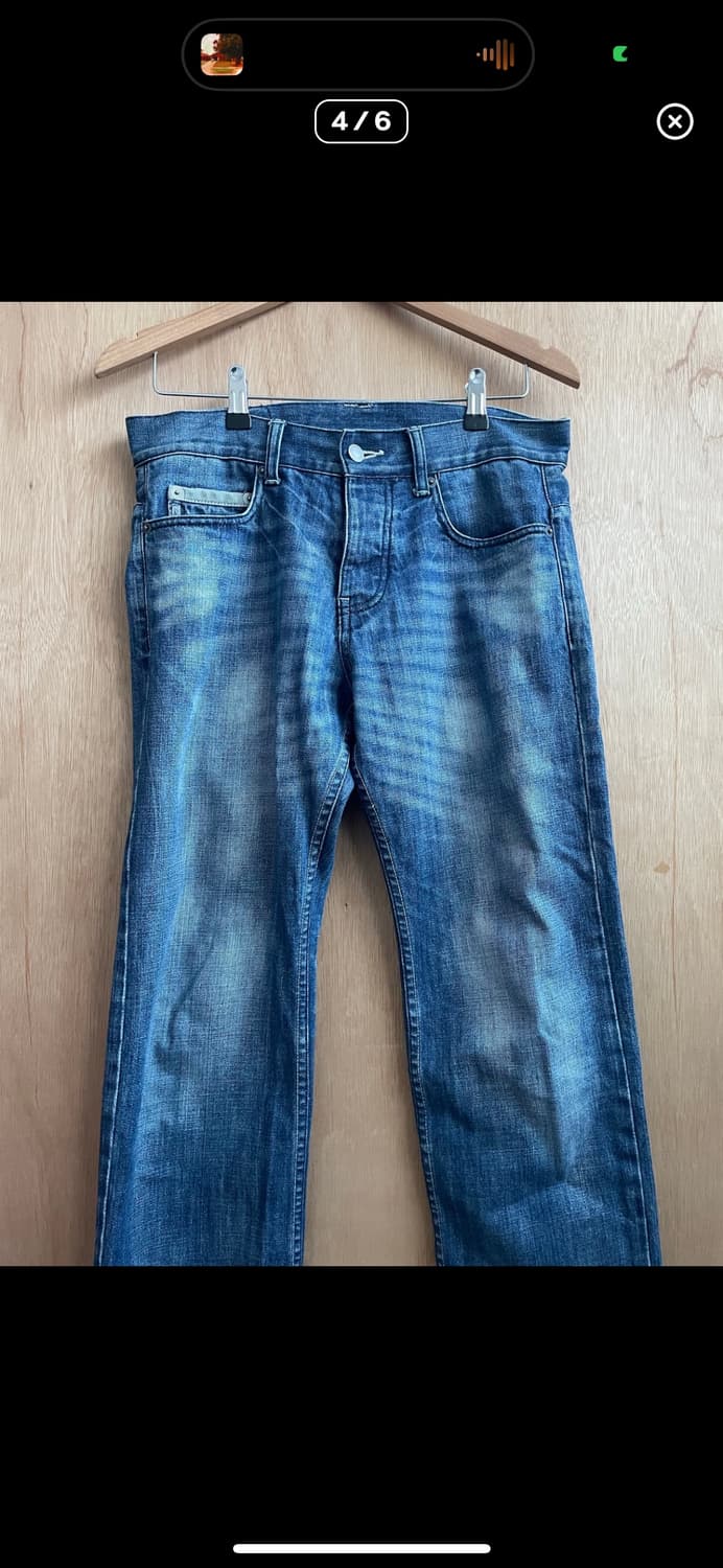 아르마니 익스체인지 워시드 데님 팬츠 상품이미지4