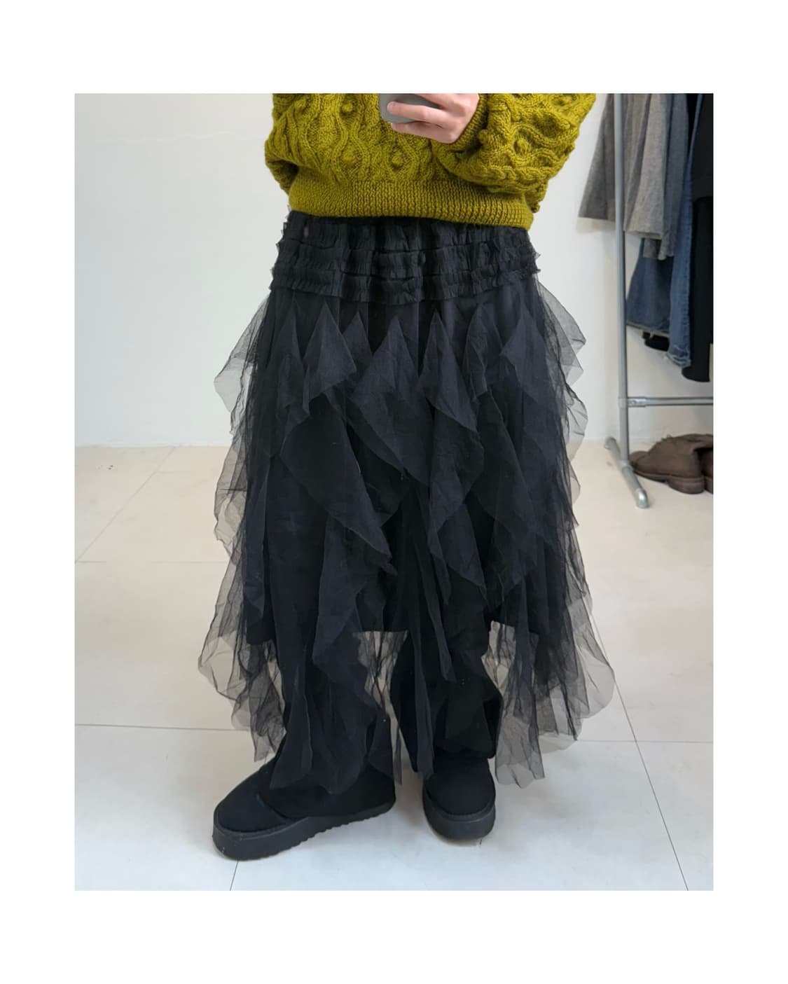 빈티지 샤 스커트 상품이미지2