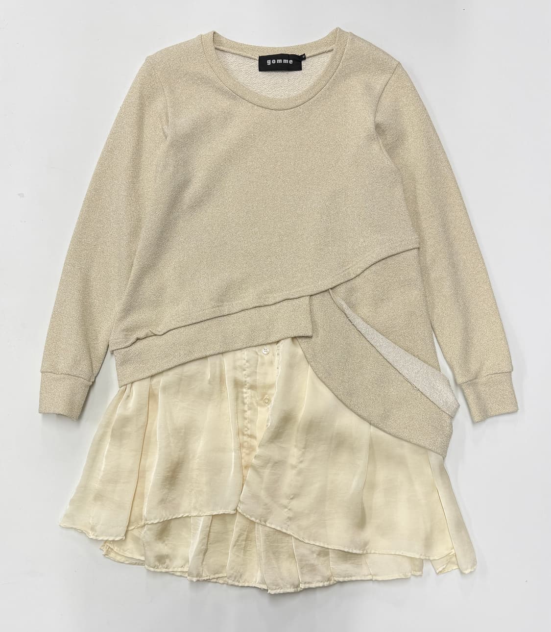 Gomme layered sweatshirt 상품이미지2