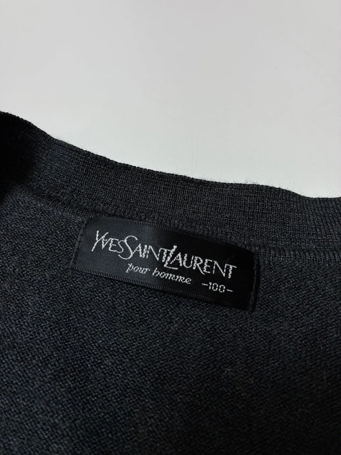 입생로랑 YSL 00's 퓨어울 업버튼 니트 가디건 PN8397 상품이미지6