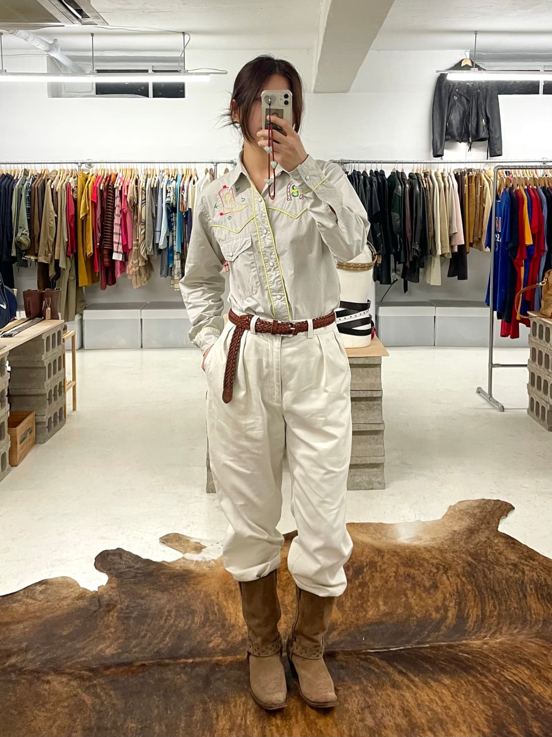 BEAMS x HIS TUBE western shirts 빔즈 웨스턴 상품이미지8