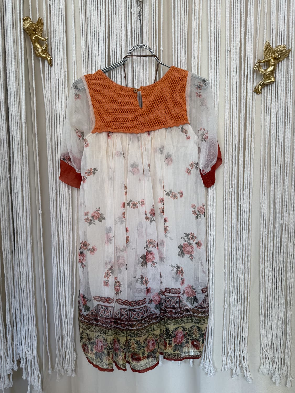 Back Button Floral Blouse 0002 상품이미지8