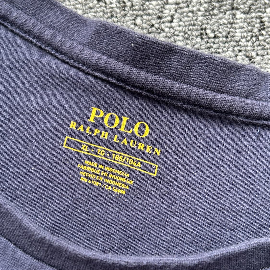 폴로 랄프로렌 네이비 포니 로고 반팔 상품이미지5
